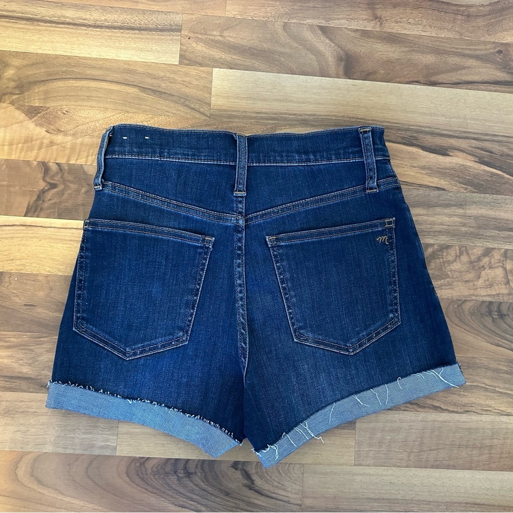 Madewell High Rise Denim Shorts Blue Size 24 - Picture 4 of 12